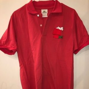 Lacoste x peanuts polo shirt